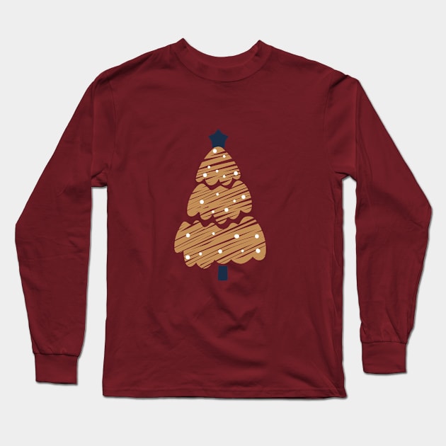 Christmas tree Long Sleeve T-Shirt by O2Graphic